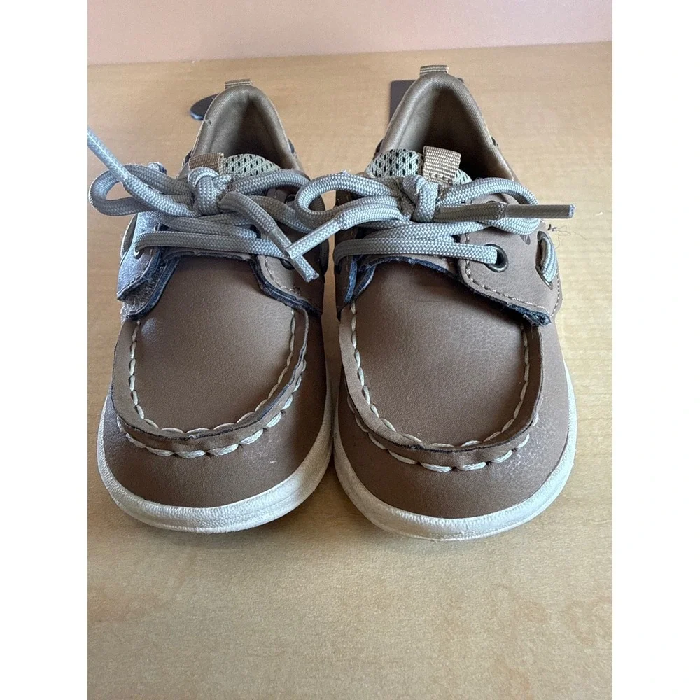 Sperry Top-Sider Toddler Boat Shoes Tan Brown STL267448 Size 7M